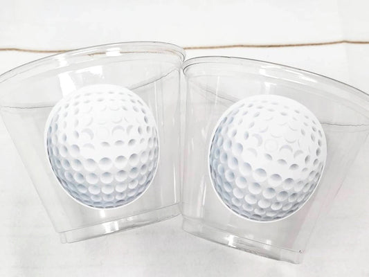GOLF PARTY CUPS - Golfing Party Cups Golf Birthday Golf Party Golf Decorations Golf Party Supplies Golfing Cups Golf Cups Golf Favors
