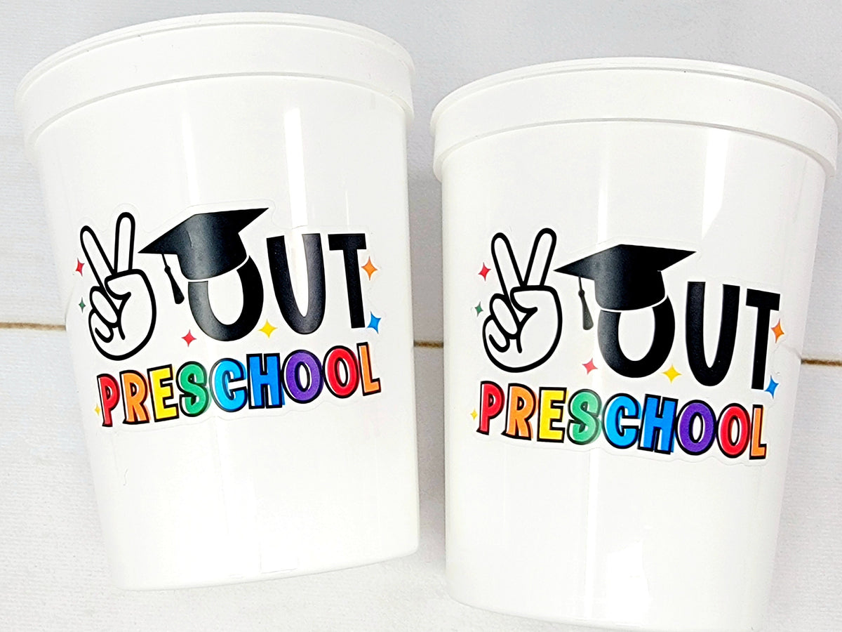 PRESCHOOL GRADUATION CUPS - Preschool Graduation Cups 2023 Preschool Cups Gr3duation Party Graduation 2023 Party Favors Pre-K Party Cups