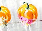 PUMPKIN PARTY CUPS - Little Pumpkin First Birthday Decoration Little Pumpkin Party Fall Baby Shower Fall Party Cups Thanksgiving Cups Little