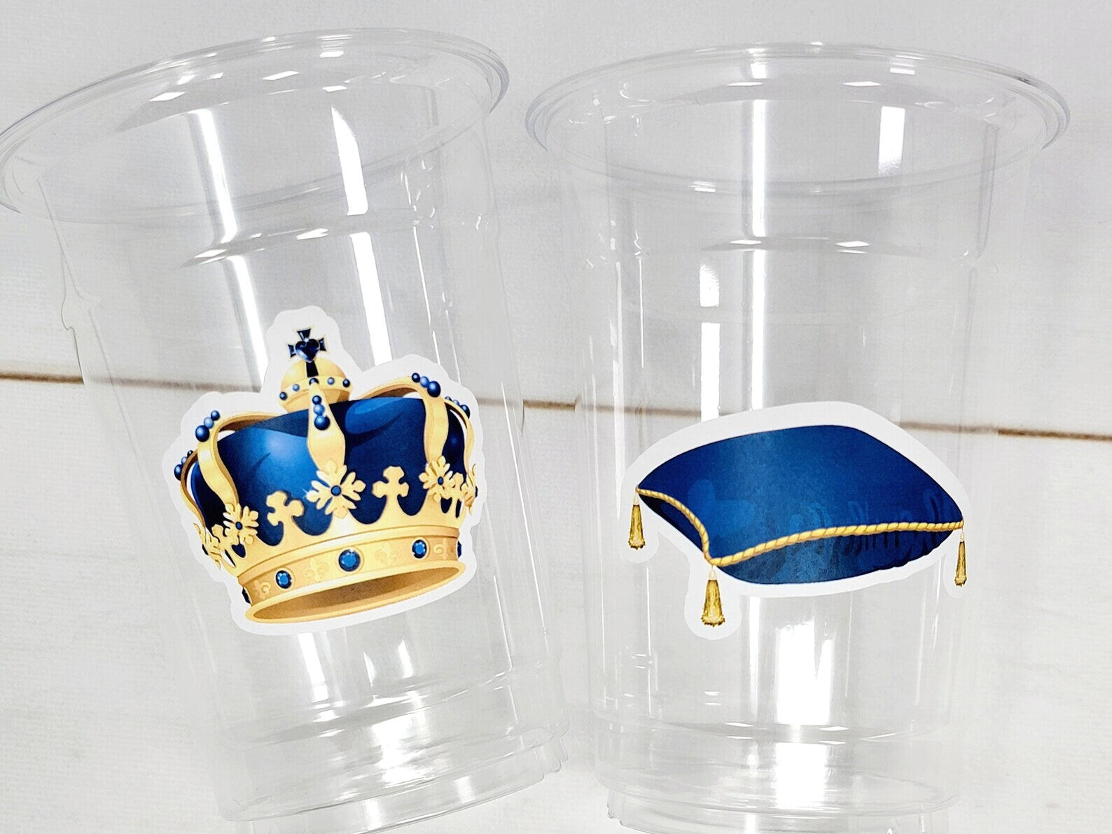 PRINCE PARTY CUPS - Prince Party Prince Baby Shower Cups Little Prince Party Cups Prince Birthday Prince Party Favors Prince Baby Shower