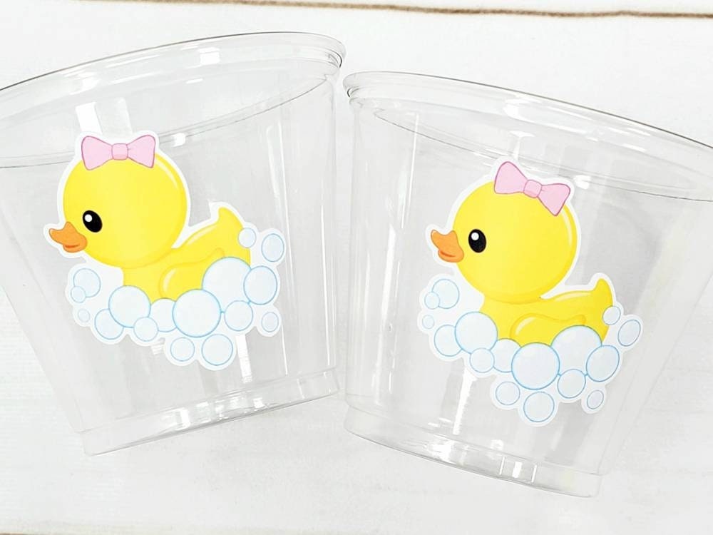 DUCK PARTY CUPS - Duck Birthday Duck Party Duck Baby Shower Duck Party Cups Duck Decorations Duck Cups Ducky Party Cups Rubber Ducky Cups
