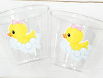 DUCK PARTY CUPS - Duck Birthday Duck Party Duck Baby Shower Duck Party Cups Duck Decorations Duck Cups Ducky Party Cups Rubber Ducky Cups