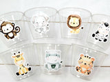SAFARI PARTY CUPS Safari Birthday Cups Safari Birthday Safari Party Safari Decorations Safari Baby Shower Safari Favors Jungle Party Cups
