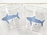 SHARK PARTY CUPS - Shark Treat Cups Shark Birthday Cups Shark Birthday Party Cups Shark Party Favors Shark Party Supplies Shark Decorations