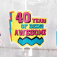 40th PARTY CUPS - 1983 Cups 40th Birthday Party 40th Birthday Favors 40th Party Cups 40th Party Decorations 1983 Birthday Party Cups 80s Cup