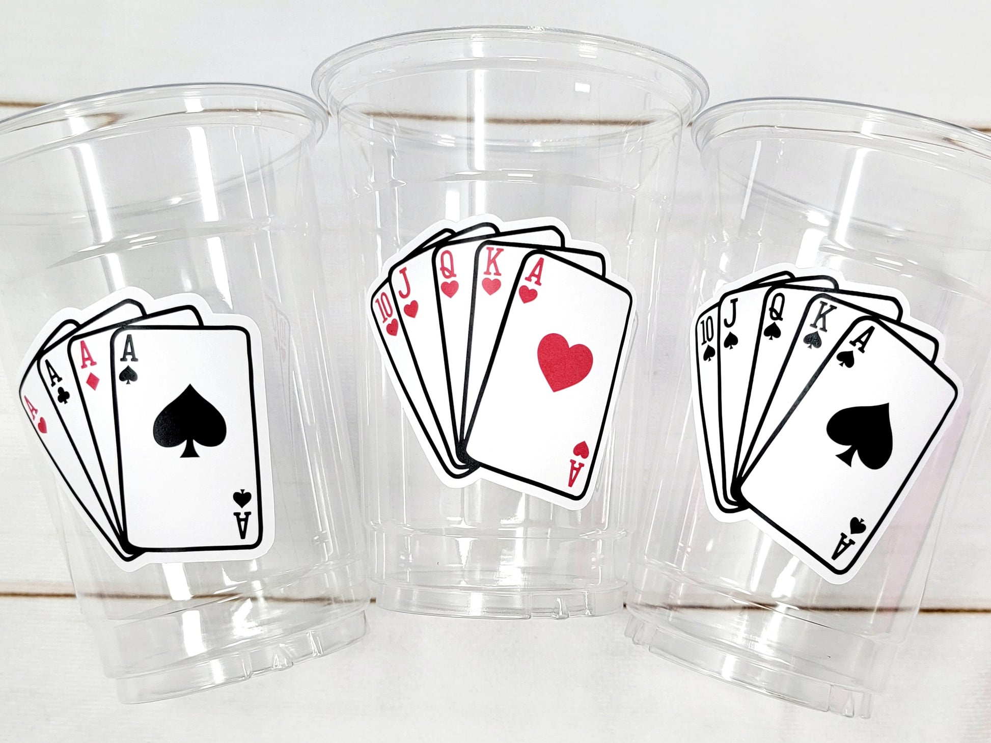 PLAYING CARDS PARTY Cups -Casino Cups Casino Birthday Magician Party Cups Casino Birthday Gambling Party Decoration Poker Game Deck of Cards