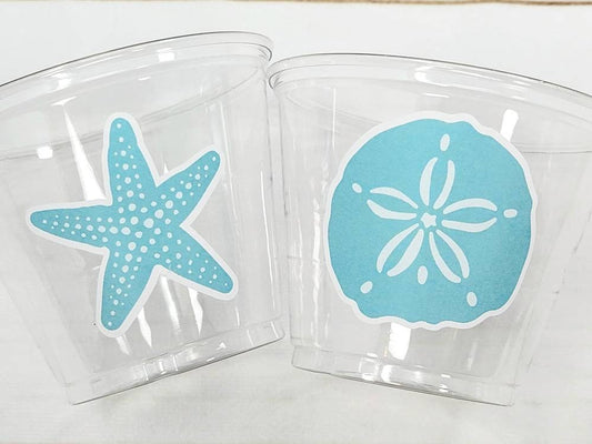 UNDER THE SEA Party Cups - Under the Sea Birthday Party Ocean Birthday Sea Party Decorations Baby Shower Beach Party Birthday Decorations