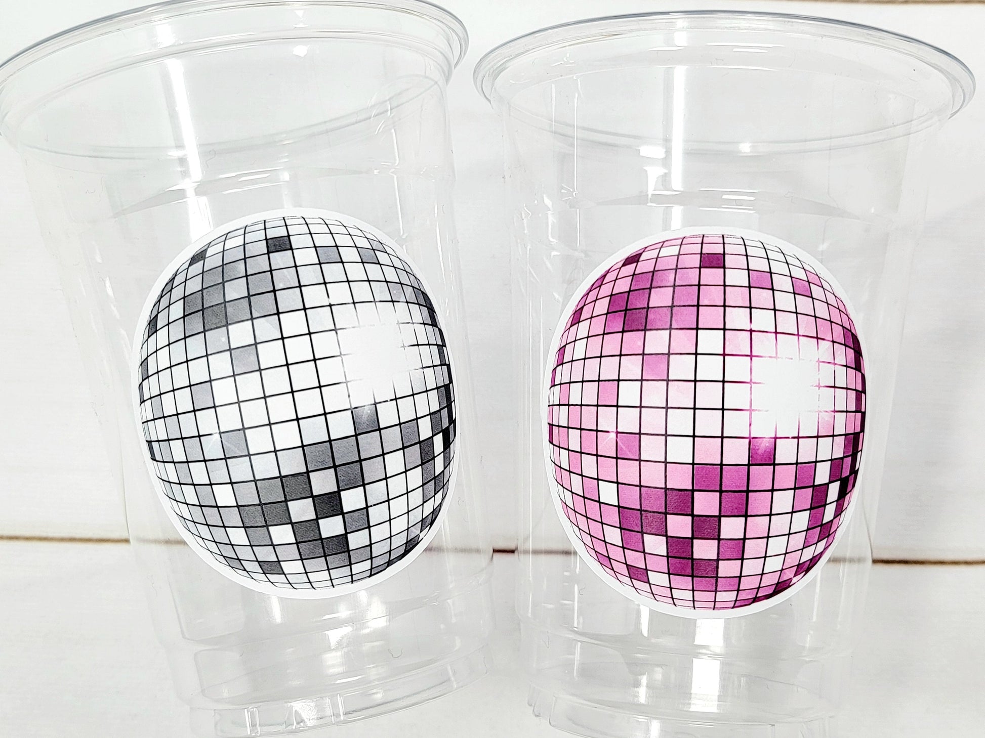 DISCO BALL Party Cups - Bachelorette Party Cups 70's Party Cups Bachelorette Party Cups Wedding Cups Bachelorette Party Favors Wedding Gifts