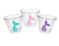 MERMAID PARTY CUPS - Mermaid Birthday Cups Mermaid Party Cups Mermaid Party Decorations Mermaid Party Favors Mermaid Mermaid Party Decor