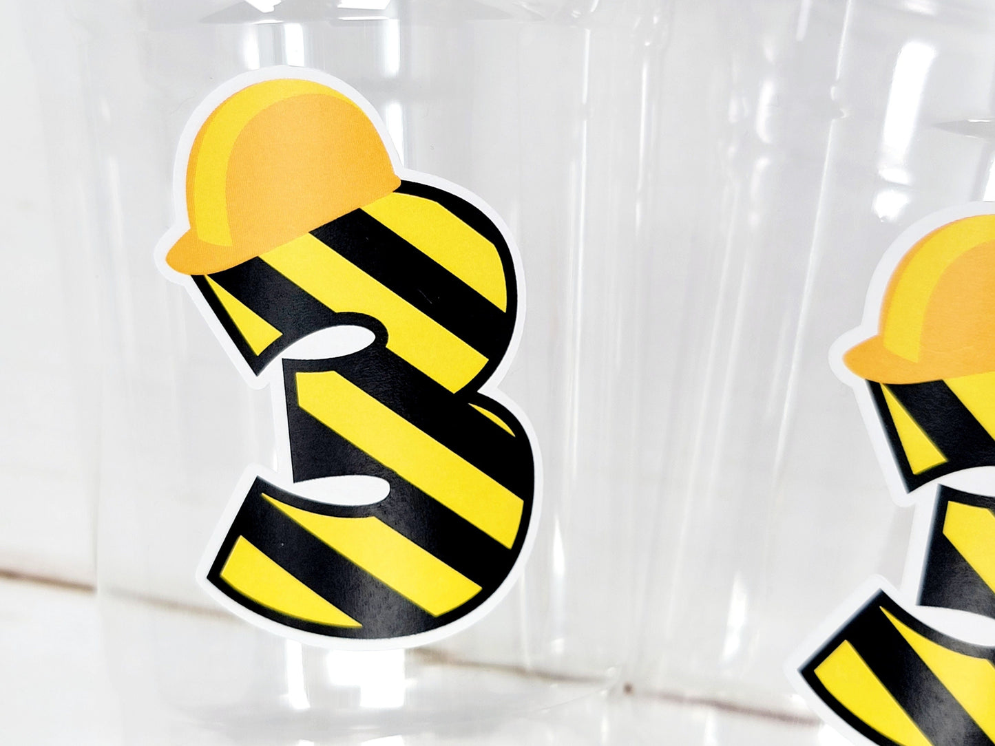CONSTRUCTION PARTY CUPS - Hard Hat Party Cups Construction Party Cups Construction Birthday Construction Party Construction Decorations