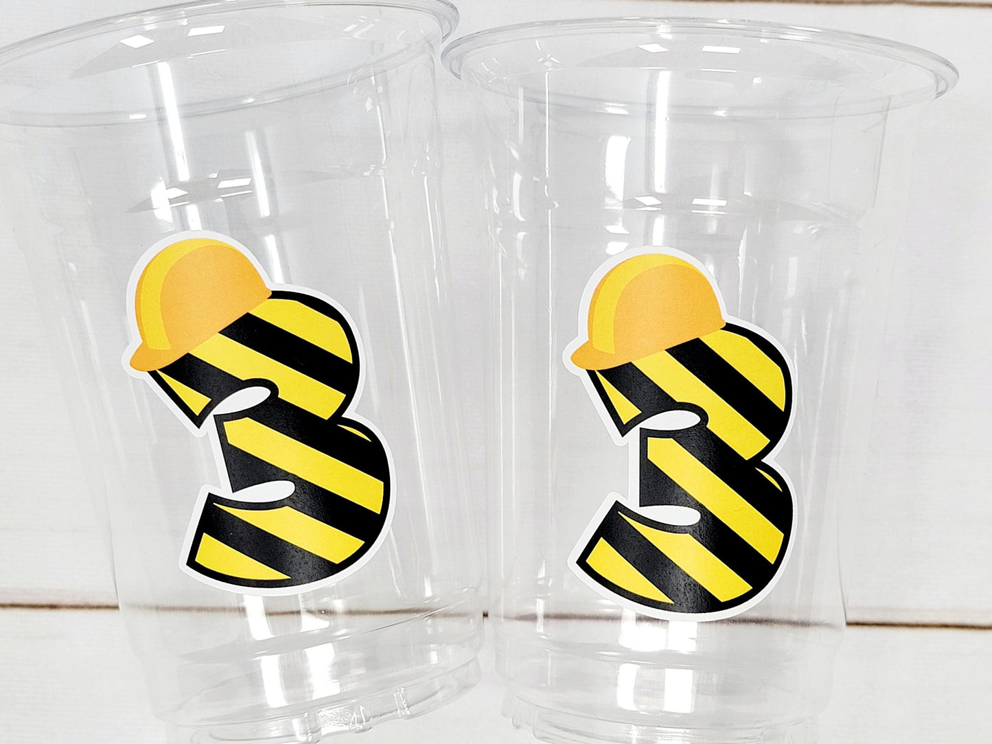 CONSTRUCTION PARTY CUPS - Hard Hat Party Cups Construction Party Cups Construction Birthday Construction Party Construction Decorations