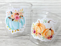LITTLE PUMPKIN PARTY Cups - Pumpkin Cups Little Pumpkin First Birthday Decoration Little Pumpkin Party Decorations Fall Baby Shower Fall Cup