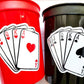 PLAYING CARDS PARTY Cups -Casino Cups Casino Birthday Magician Party Cups Casino Birthday Gambling Party Decoration Poker Game Deck of Cards