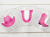 COWGIRL PARTY CUPS - Cowgirl Cups Cowgirl Party Decorations Cowgirl Baby Shower Decorations Baby Sprinkle Cowgirl Boots Birthday Decor Favor