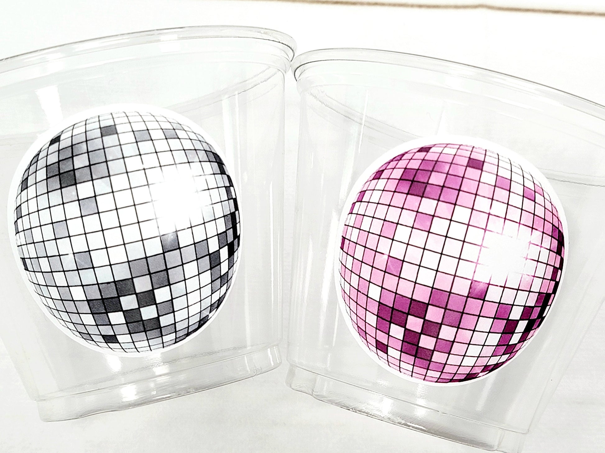 DISCO BALL Party Cups - Bachelorette Party Cups 70's Party Cups Bachelorette Party Cups Wedding Cups Bachelorette Party Favors Wedding Gifts