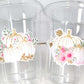 PINK PUMPKIN PARTY Cups - Little Pumpkin First Birthday Decoration Little Pumpkin Party Fall Baby Shower Fall Party Cups Thanksgiving Cups