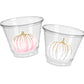 PUMPKIN PARTY CUPS - Pink Little Pumpkin First Birthday Decoration Little Pumpkin Party Fall Baby Shower Fall Party Cups Thanksgiving Cups