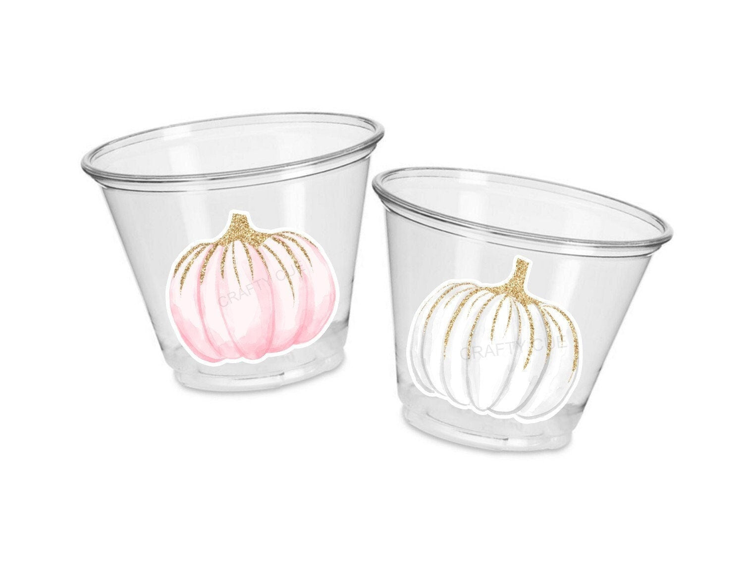 PUMPKIN PARTY CUPS - Pink Little Pumpkin First Birthday Decoration Little Pumpkin Party Fall Baby Shower Fall Party Cups Thanksgiving Cups