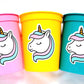 UNICORN PARTY CUPS, Unicorn Birthday, Unicorn Birthday Decorations, Unicorn Party Supply, Unicorn Baby Shower, Rainbow, Unicorn Party Favors