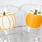 FALL PUMPKIN PARTY Cups - Little Pumpkin Cups Fall Baby Shower Cups Pink Pumpkin Fall Baby shower White Pumpkin Party Cups Party Favors