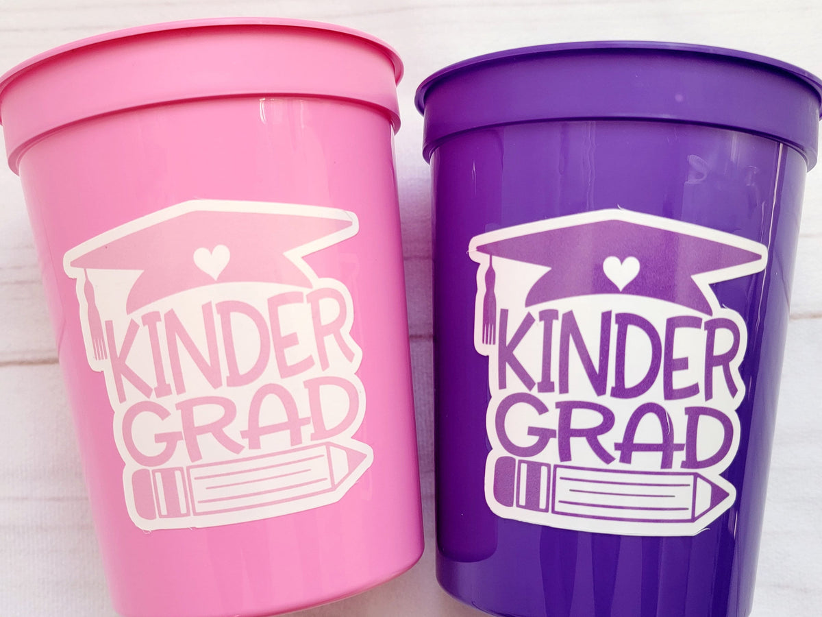 KINDERGARTEN GRADUATION CUPS - Kindergarten Graduation Cups 2023 Graduation Cups Graduation Party Graduation 2023 Party Favors Kinder Party