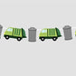 Garbage Truck Garland, Construction Garland, Garbage Truck Banner, Garbage Truck Birthday Banner (1030161121P)