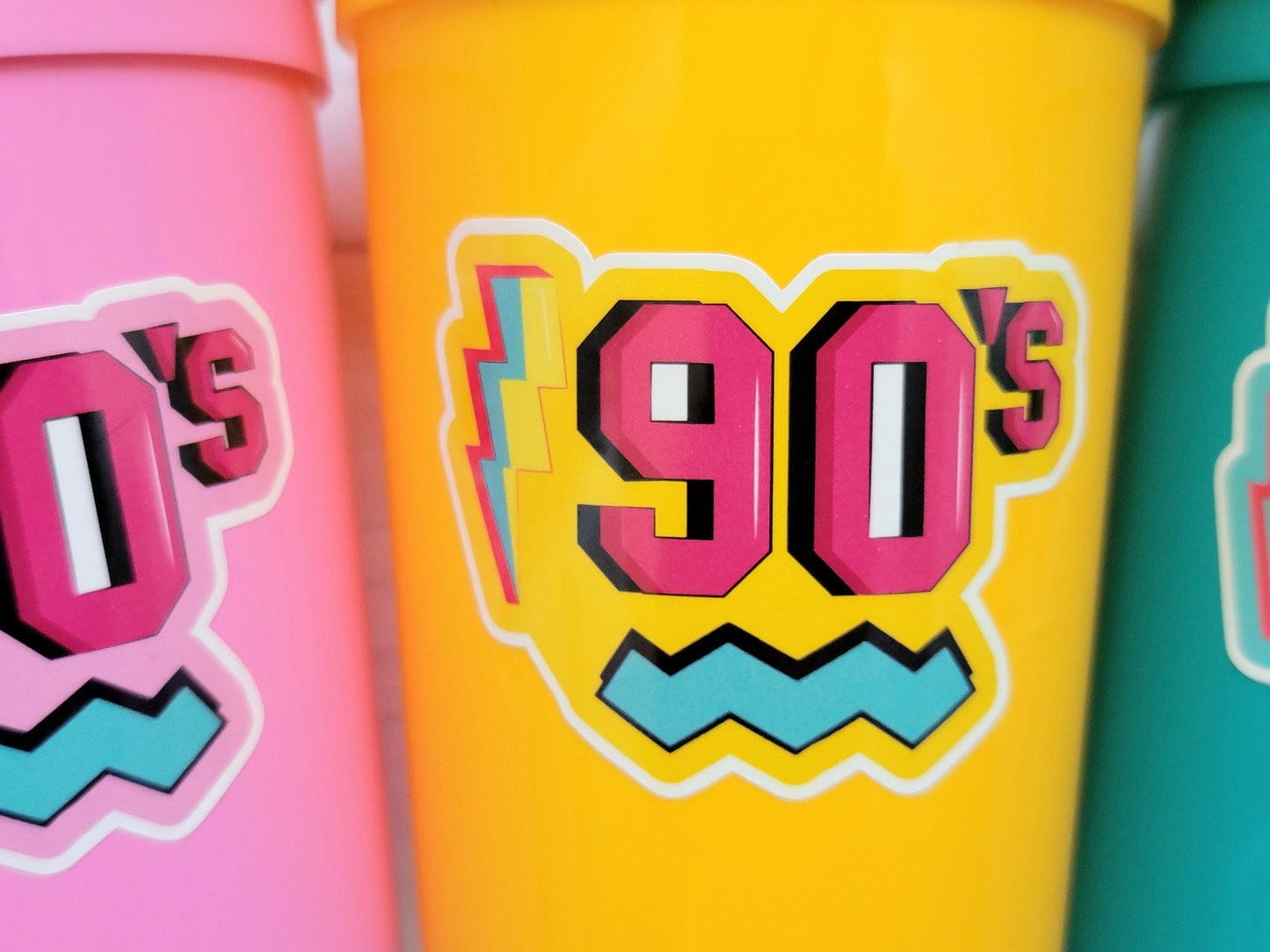I Love the 90'S PARTY CUPS - 90s Birthday Cups 90s Party Cups 90's Decorations 90's Birthday Party 90's Birthday Party Decorations 90s