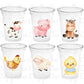 FARM PARTY Cups - Farm Cups Farm Animal Cups Farm First Birthday Farm Baby Shower Barnyard Party Farm Birthday Decorations Farm Party Favors