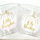 LITTLE PUMPKIN PARTY cups Oh Baby Pumpkin Party Cups Little Pumpkin Oh Baby First Birthday Decoration Little Pumpkin Party Fall Baby Shower