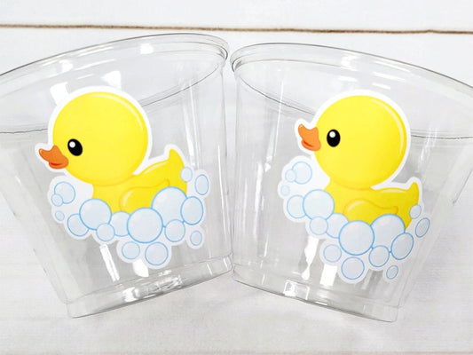 DUCK PARTY CUPS - Duck Birthday Duck Party Duck Baby Shower Duck Party Cups Duck Decorations Duck Cups Ducky Party Cups Rubber Ducky Cups