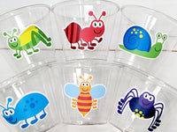 BUG PARTY CUPS - Insect Party Cups Bug Birthday Cups Insect Party Insect Birthday Insect Party Supplies Insect Party Decorations Bug Favors