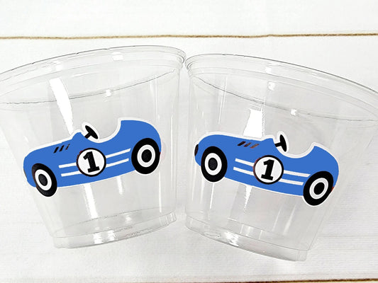 RACING PARTY CUPS - Race Car Cups Racing Birthday Cups Racing Birthday Cups Race Car Party Favors Racing Party Favors Racing Decorations