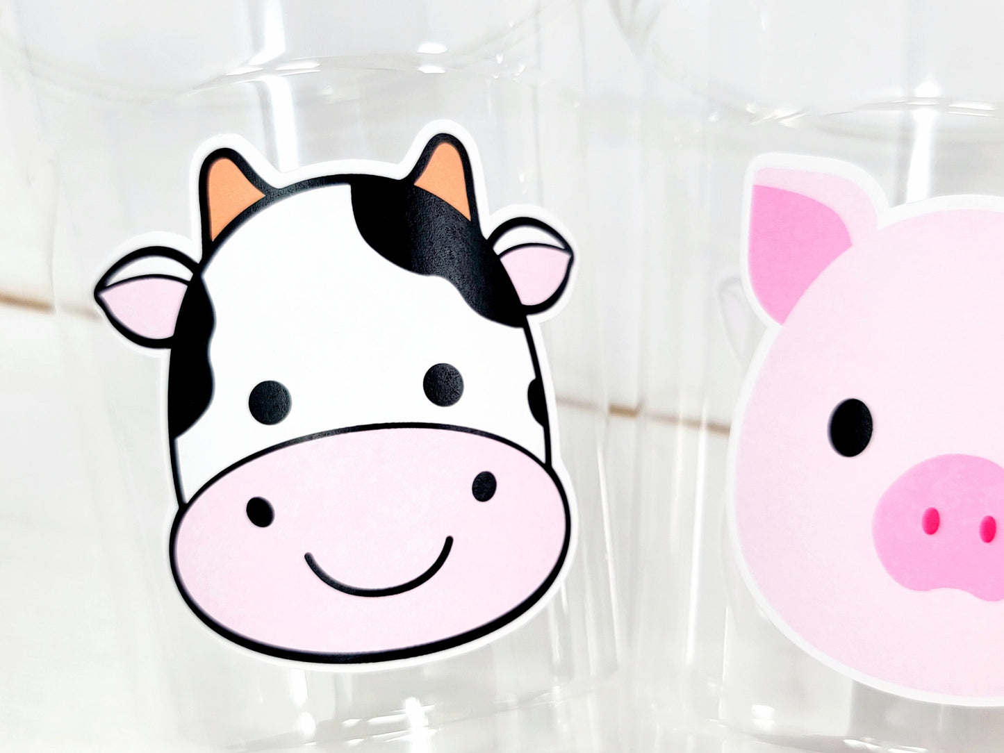FARM PARTY Cups - Farm Cups Farm Animal Cups Farm First Birthday Farm Baby Shower Barnyard Party Farm Birthday Decorations Farm Party Favors