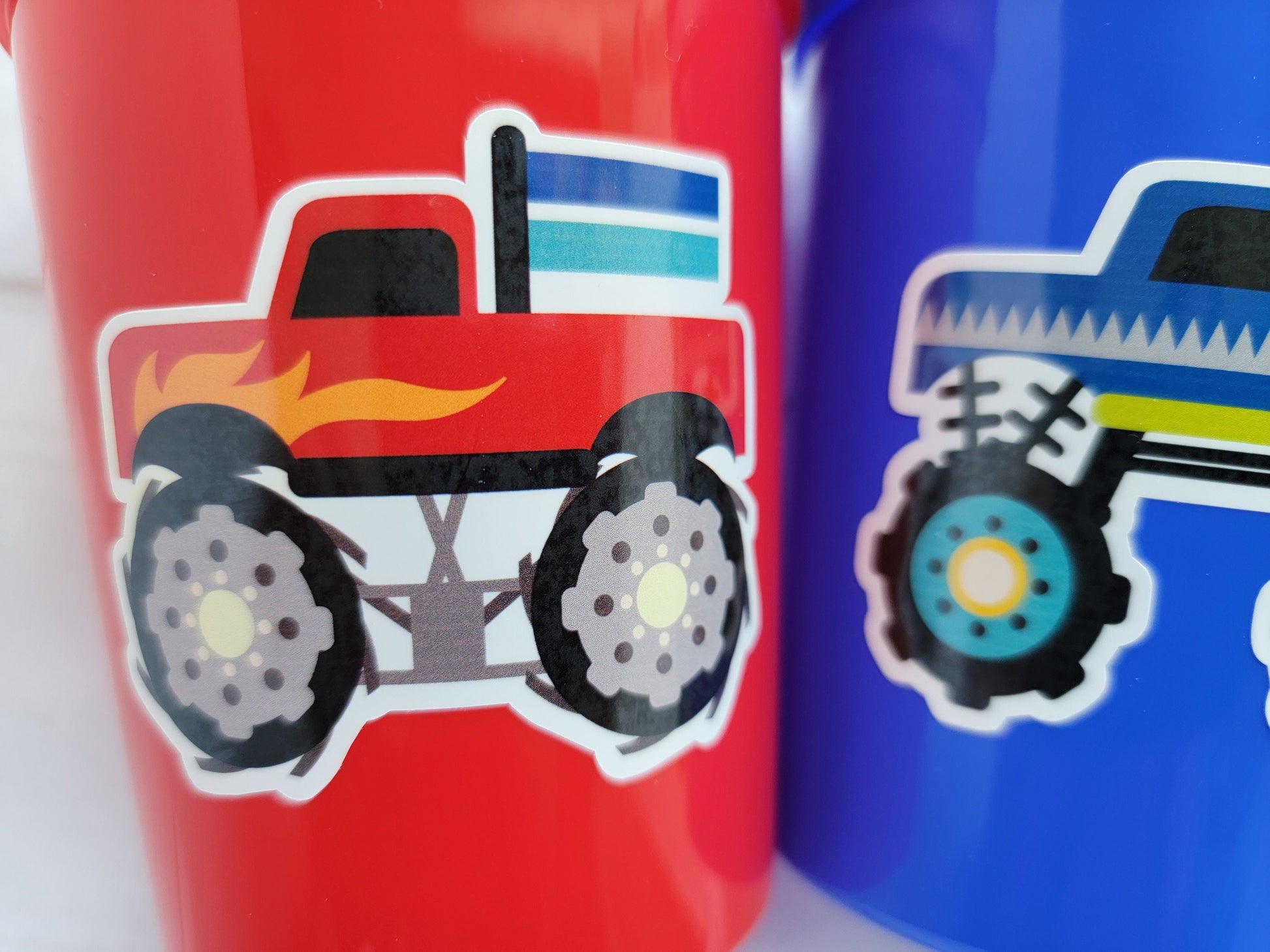 MONSTER TRUCK PARTY Cups - Monster Truck Treat Cups Monster Truck Birthday Monster Truck Party Monster Truck Party Favors, Monster Truck Cup