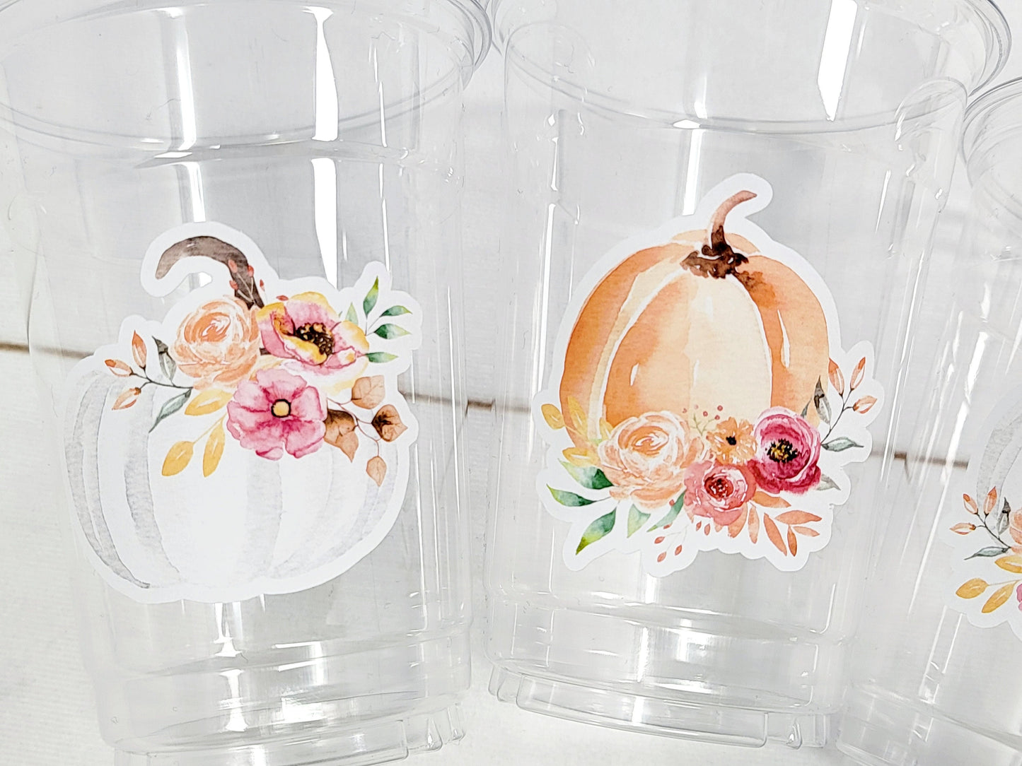 FALL PUMPKIN PARTY Cups - Fall Party Cups Little Pumpkin Cups Fall Baby Shower Cups Pumpkin Fall Party Decorations Party Cups Party Favors