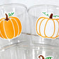 FALL PUMPKIN PARTY Cups - Little Pumpkin Cups Fall Baby Shower Cups Pink Pumpkin Fall Baby shower White Pumpkin Party Cups Party Favors