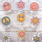 70S PARTY CUPS - 70's Birthday Cups 70's Party Cups 70's Decorations 70's Birthday Party 70's Birthday Party Decorations Hippie Party Cups