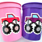 MONSTER TRUCK PARTY Cups - Monster Truck Treat Cups Monster Truck Birthday Monster Truck Party Monster Truck Party Favors, Monster Truck Cup