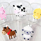 FARM PARTY Cups - Farm Cups Farm Animal Cups Farm First Birthday Farm Baby Shower Barnyard Party Farm Birthday Decorations Farm Party Favors