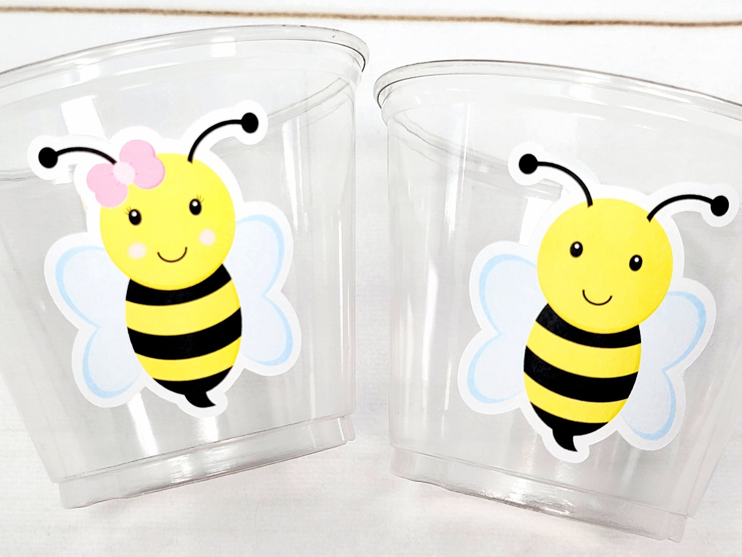 BUMBLE BEE PARTY Cups - Bumble Bee Cups Bumble Bee Baby Shower Bumble Bee Birthday Bumble Bee Decorations Bumble Bee Party Supplies