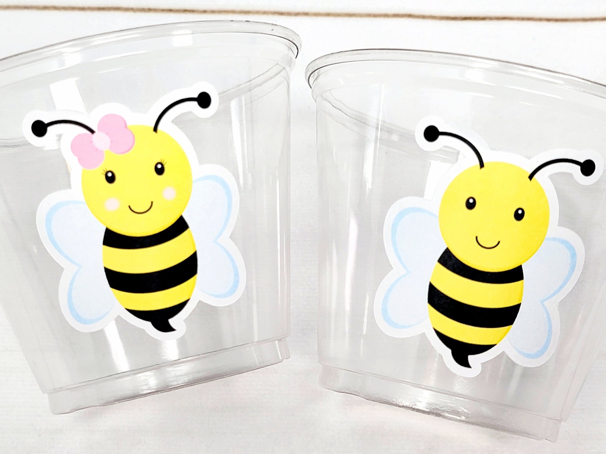 BUMBLE BEE PARTY Cups - Bumble Bee Cups Bumble Bee Baby Shower Bumble Bee Birthday Bumble Bee Decorations Bumble Bee Party Supplies