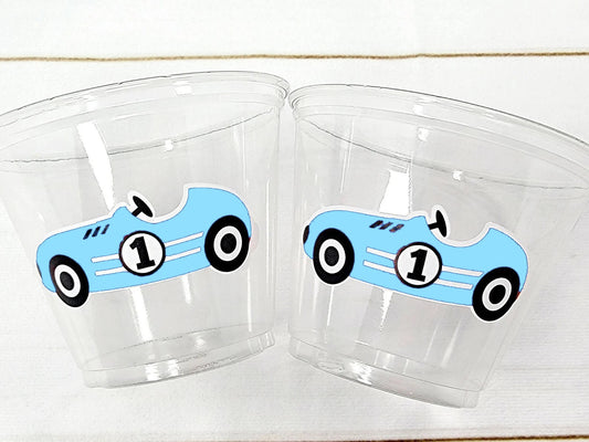 RACING PARTY CUPS - Race Car Cups Racing Birthday Cups Racing Birthday Cups Race Car Party Favors Racing Party Favors Racing Decorations