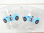 RACING PARTY CUPS - Race Car Cups Racing Birthday Cups Racing Birthday Cups Race Car Party Favors Racing Party Favors Racing Decorations