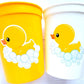 DUCK PARTY CUPS - Duck Birthday Duck Party Duck Baby Shower Duck Party Cups Duck Decorations Duck Cups Ducky Party Cups Rubber Ducky Cups