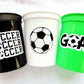 SOCCER PARTY CUPS - Soccer Party Cups Soccer Birthday Soccer Party Soccer Decorations Soccer Party Supplies Soccer Birthday Party Soccer