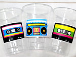 I Love the 80'S PARTY CUPS - 80's Birthday Cups 80's Party Cups 80's Decorations 80's Birthday Party 80's Birthday Party Decorations 80s 90s