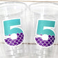 MERMAID PARTY CUPS - Mermaid Birthday Cups Mermaid Party Cups Mermaid Party Decorations Mermaid Party Favors Mermaid Mermaid Party Decor