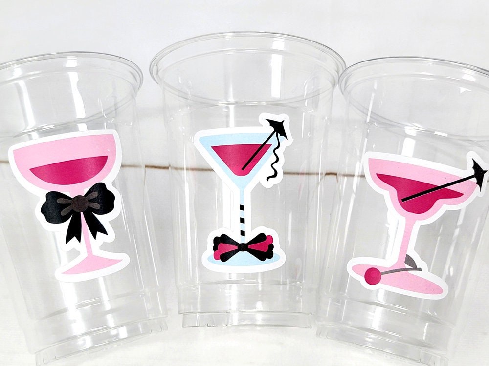 BACHELORETTE PARTY CUPS - Bachelorette Cups Girls Night Party Cups Bridal Shower Cups Girls Night Out Party Party Favors Bachelorette Cups
