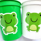 FROG PARTY CUPS - Frog Cups Frog Birthday Cup Frog Baby Shower Frog Cups Frog Birthday Frog Party Frog Party Decorations Frog Party Supplies