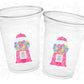 GUMBALL PARTY CUPS - Gumball Birthday Gumball Party Gum Ball Cups Candy Birthday Candy Cups Dessert Table Cups Sweets Table Cups Candy Gum